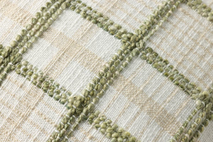 Norman Ivory / Green Pillow shown from another angle.