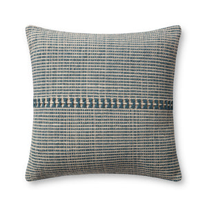 Harvey Blue / Natural Pillow — a Loloi pillow at Laurie Yapp Home.