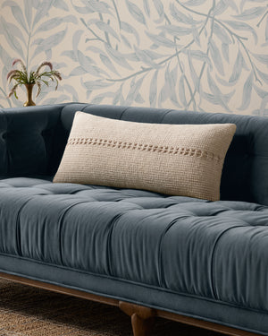 Harvey Ivory Pillow shown from another angle.