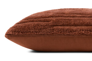 Arabella Rust Pillow shown from another angle.