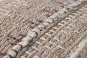 Ivory / Beige Pillow (Pattern 3) shown from another angle.