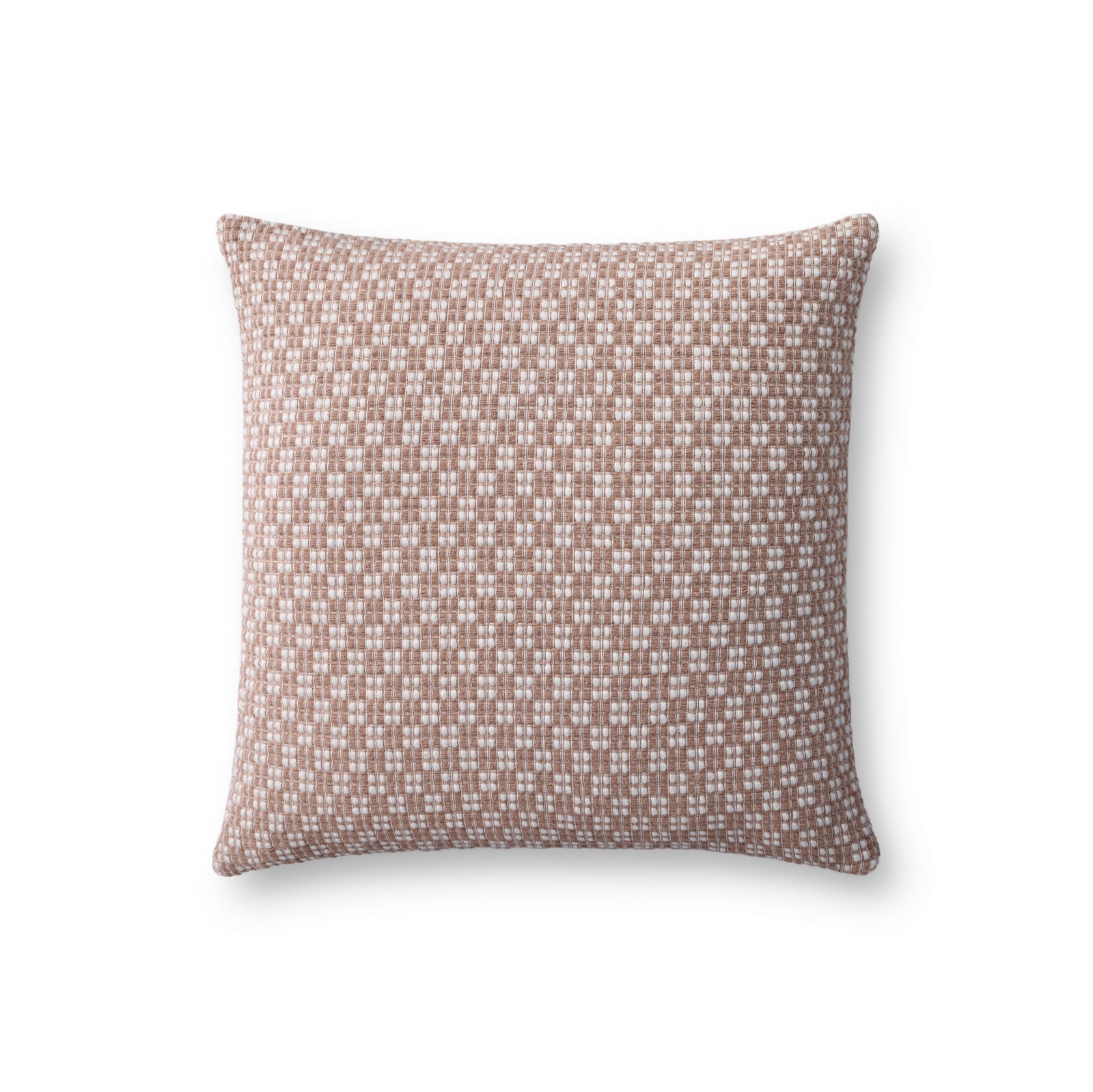 Ivory / Brown Pillow (Pattern 1) — a Loloi pillow at Laurie Yapp Home.