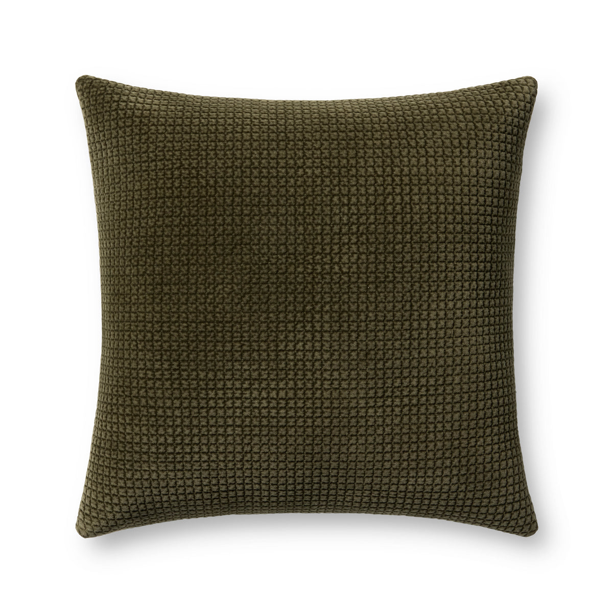 Dark Olive Pillow — a Loloi pillow at Laurie Yapp Home.