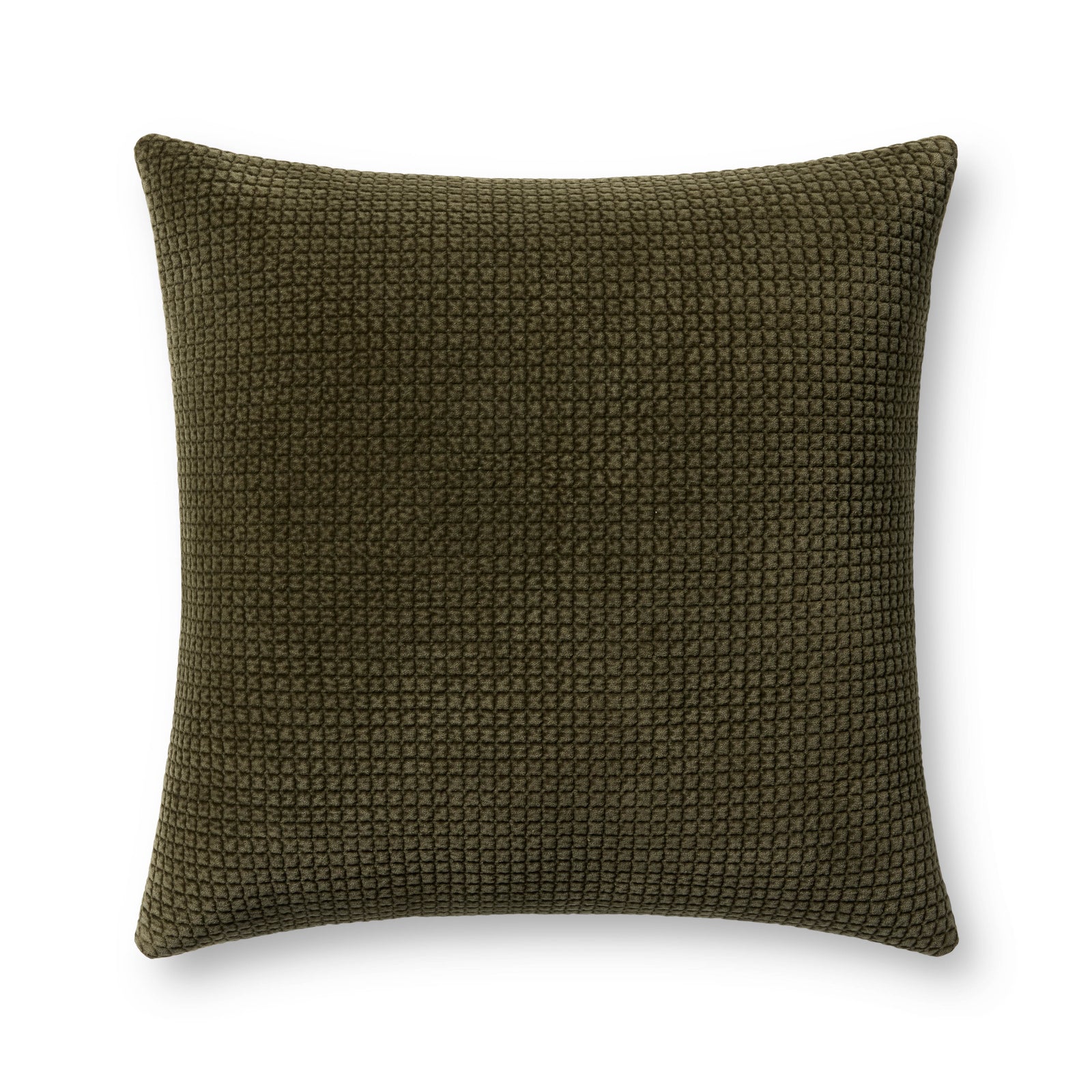 Dark Olive Pillow — a Loloi pillow at Laurie Yapp Home.