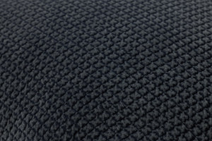 Dark Navy Pillow shown from a different angle to reveal its pattern.
