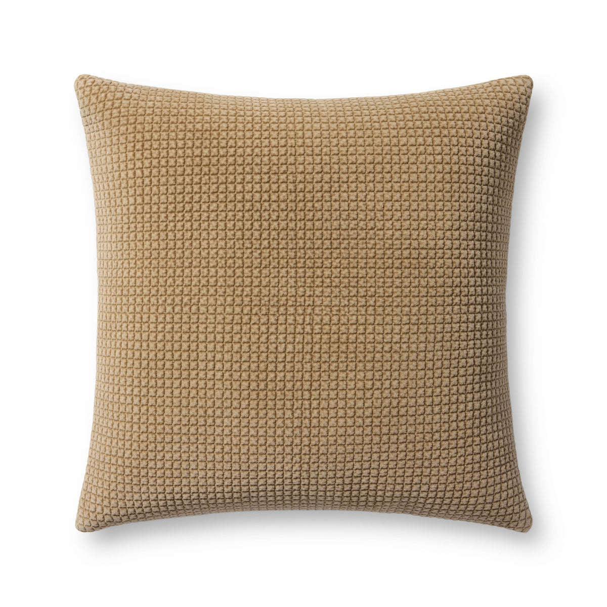 Tan Pillow (Pattern 3) — a Loloi pillow at Laurie Yapp Home.