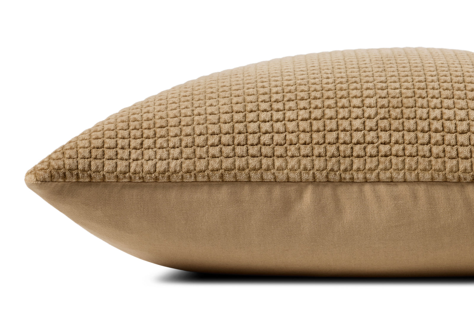 Tan Pillow (Pattern 3) — a Loloi pillow at Laurie Yapp Home.