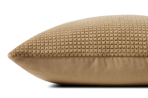 Tan Pillow (Pattern 3) shown from another angle.