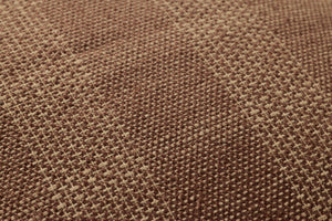 Brown / Tan Pillow shown from a different angle to reveal its pattern.