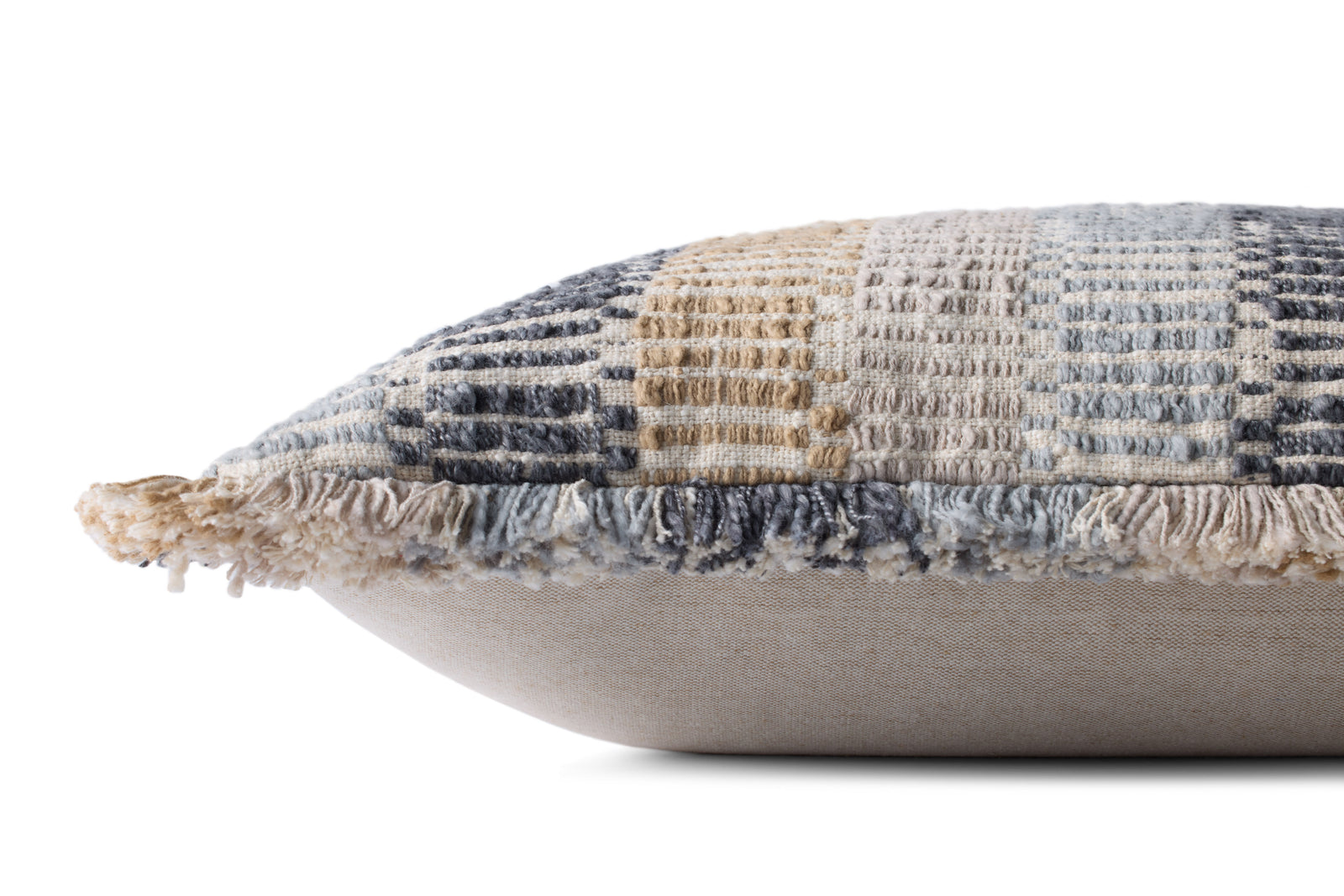 Blue / Multi Pillow (Pattern 5) — a Loloi pillow at Laurie Yapp Home.