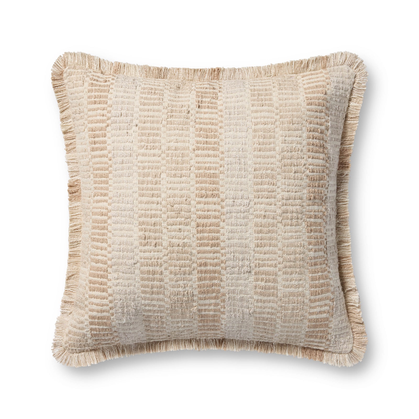 Natural / Multi Pillow (Pattern 5) — a Loloi pillow at Laurie Yapp Home.