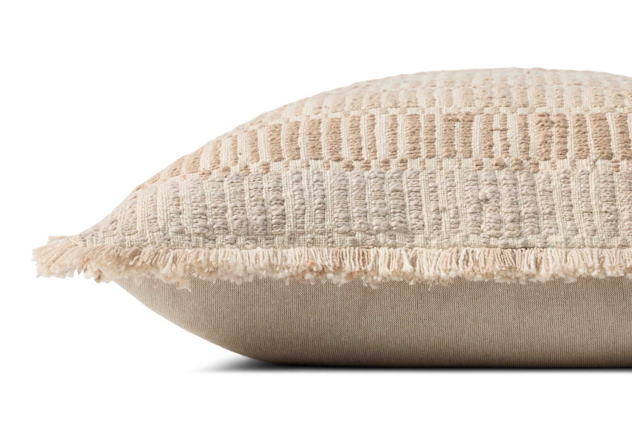 Natural / Multi Pillow (Pattern 5) shown from another angle.