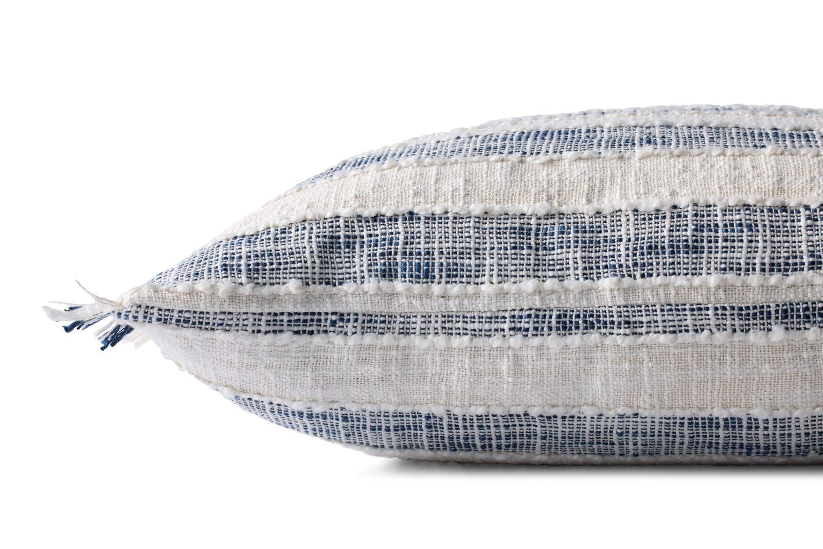 Blue / Ivory Pillow (Pattern 4) — a Loloi pillow at Laurie Yapp Home.