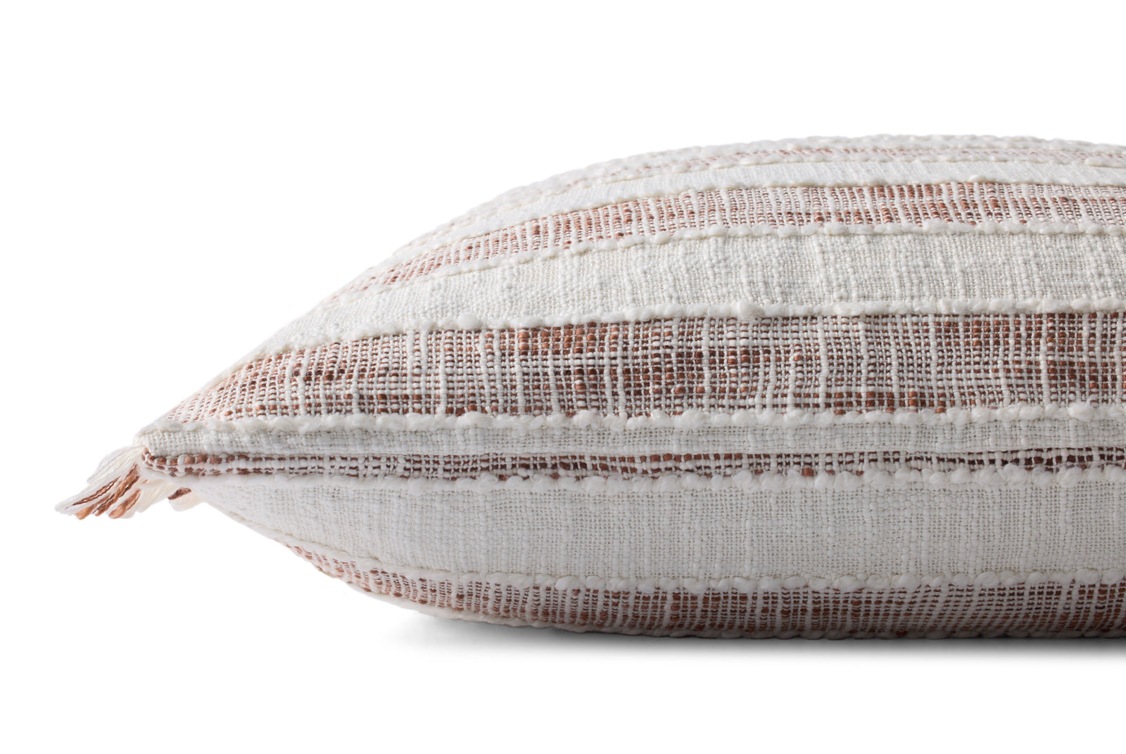 Rust / Ivory Pillow — a Loloi pillow at Laurie Yapp Home.
