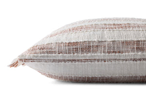 Rust / Ivory Pillow shown from another angle.