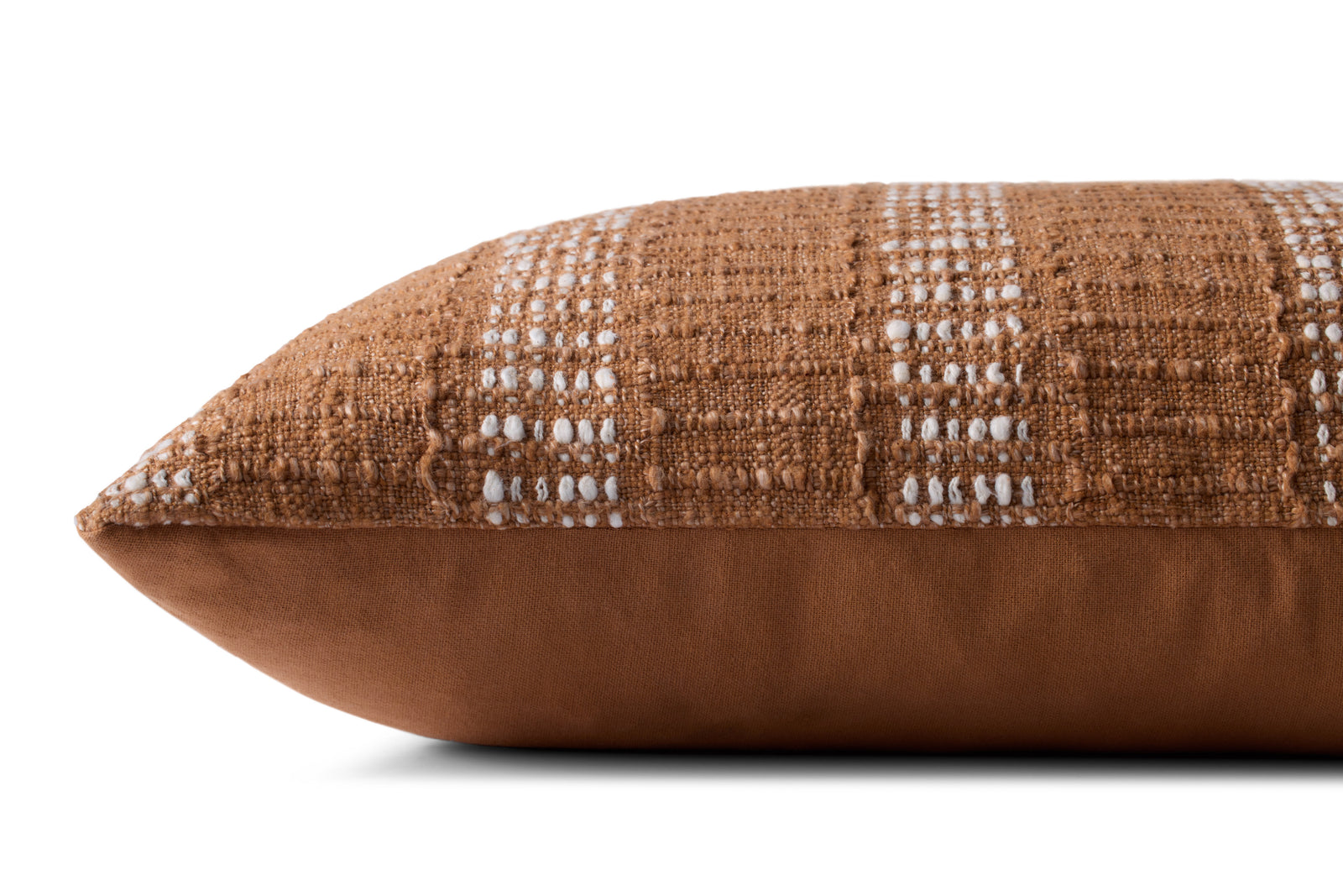 Rust / Ivory Pillow (Pattern 1) — a Loloi pillow at Laurie Yapp Home.