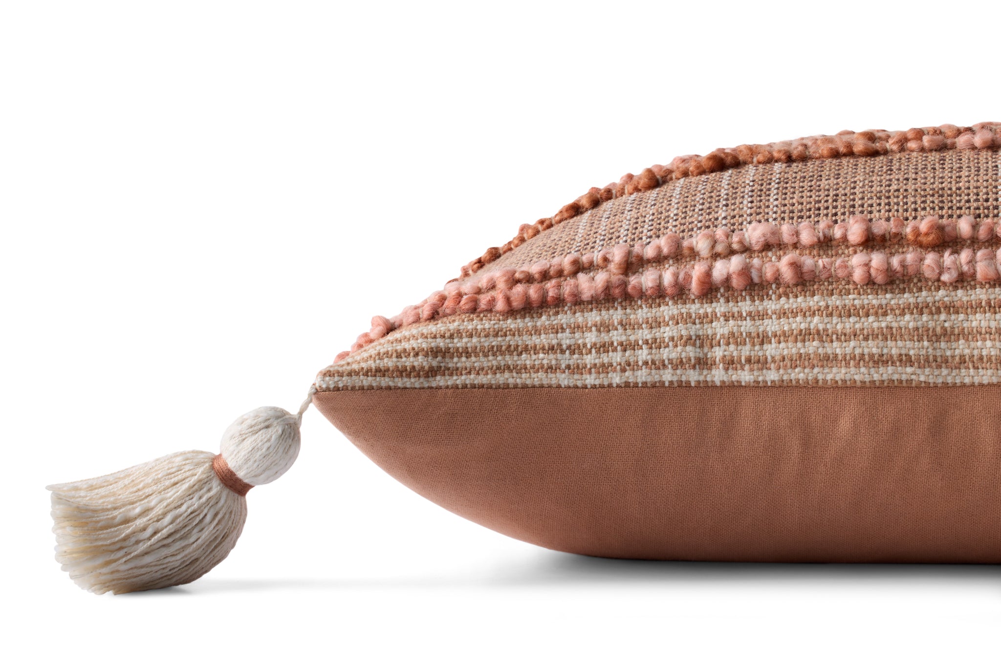 Rust / Multi Pillow (Pattern 4) — a Loloi pillow at Laurie Yapp Home.
