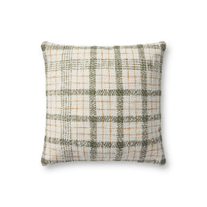 Walter Green / Ivory Pillow — a Loloi pillow at Laurie Yapp Home.