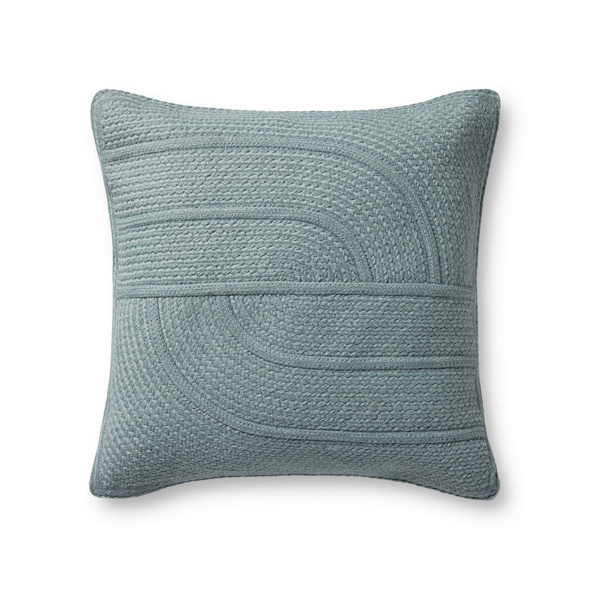 Lt. Blue Pillow (Pattern 2) — a Loloi pillow at Laurie Yapp Home.