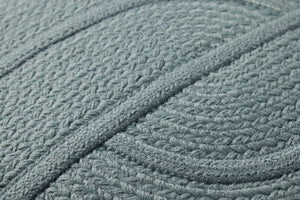 Lt. Blue Pillow (Pattern 2) shown from a different angle to reveal its pattern.