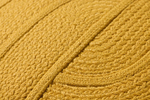 Yellow Pillow (Pattern 6) shown from a different angle to reveal its pattern.