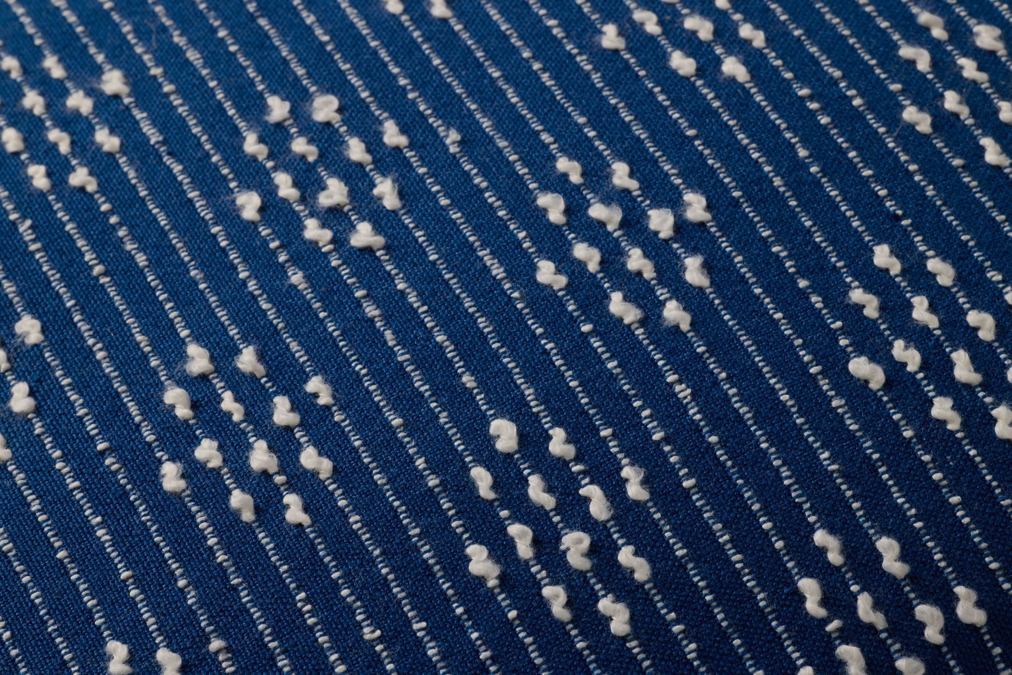 Blue Pillow (Pattern 11) shown from a different angle to reveal its pattern.