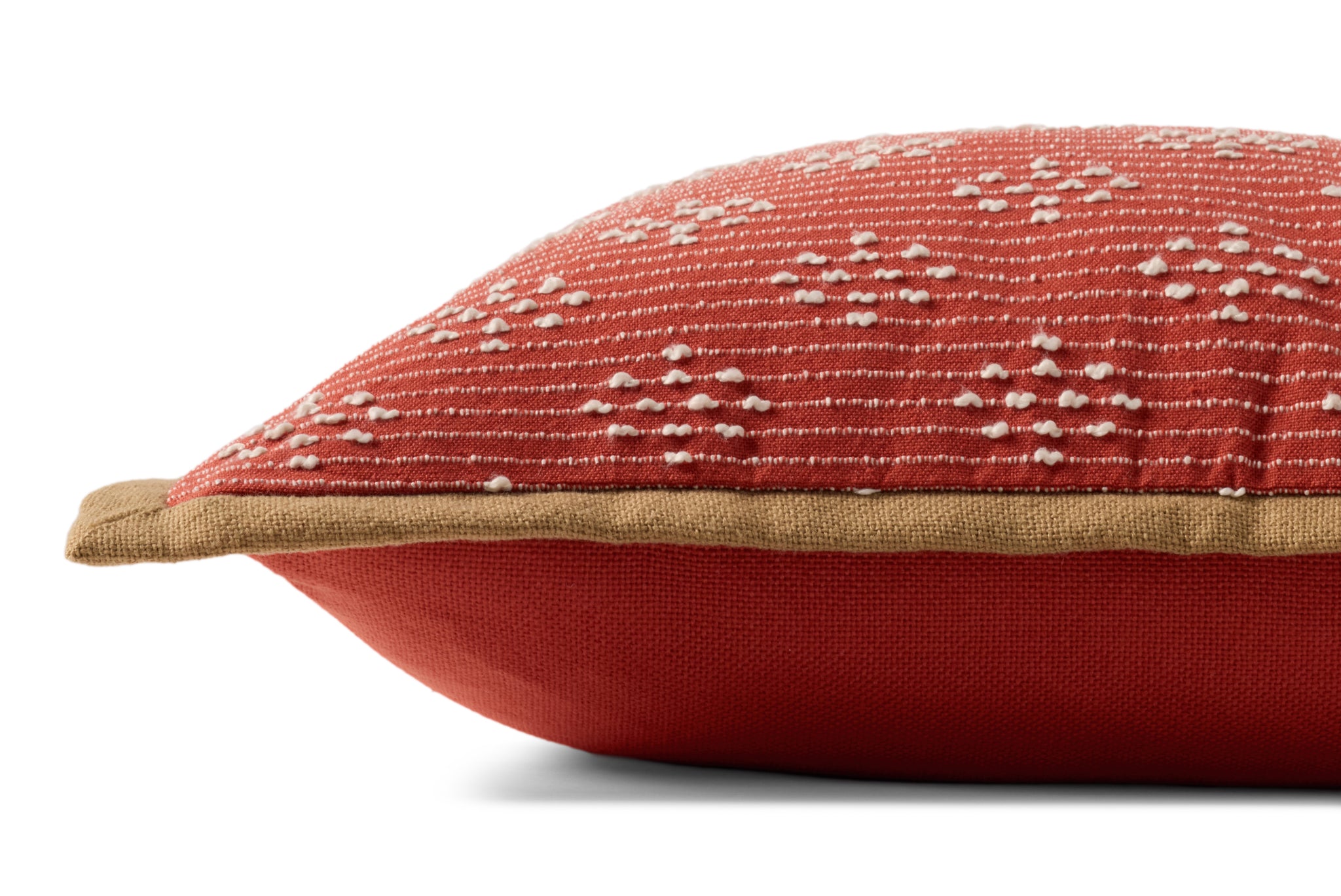 Red Pillow (Pattern 4) shown from another angle.