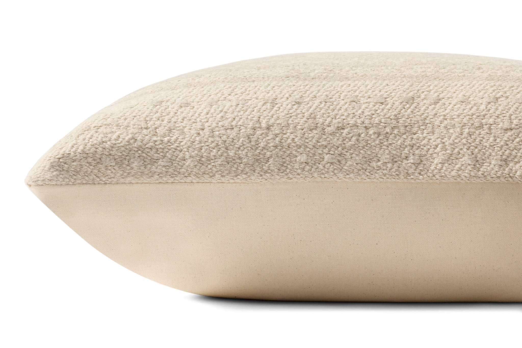 Natural Pillow (Pattern 10) shown from another angle.