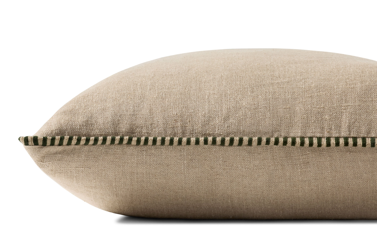 Green Pillow (Pattern 10) — a Loloi pillow at Laurie Yapp Home.