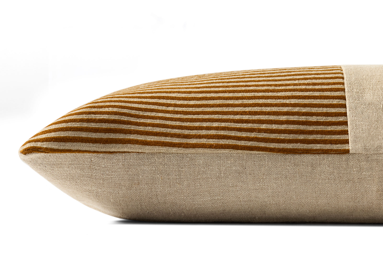 Mustard Pillow (Pattern 2) — a Loloi pillow at Laurie Yapp Home.