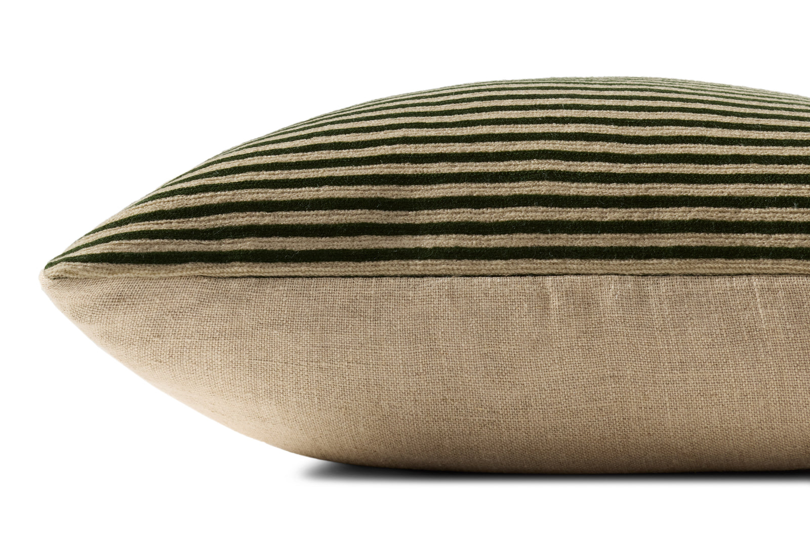 Green Pillow (Pattern 12) — a Loloi pillow at Laurie Yapp Home.