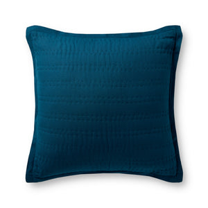 Blue Pillow (Pattern 12) — a Loloi pillow at Laurie Yapp Home.