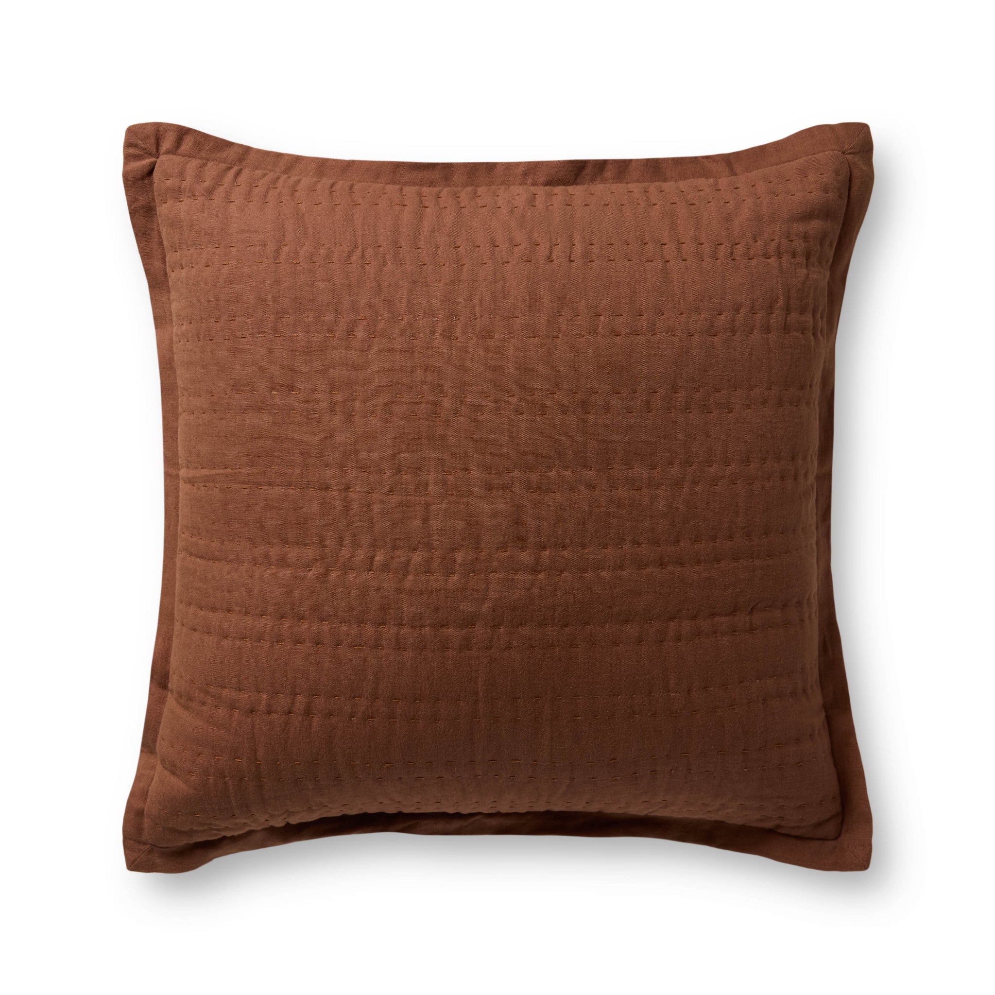 Brown Pillow (Pattern 6) — a Loloi pillow at Laurie Yapp Home.