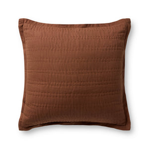 Brown Pillow (Pattern 6) — a Loloi pillow at Laurie Yapp Home.