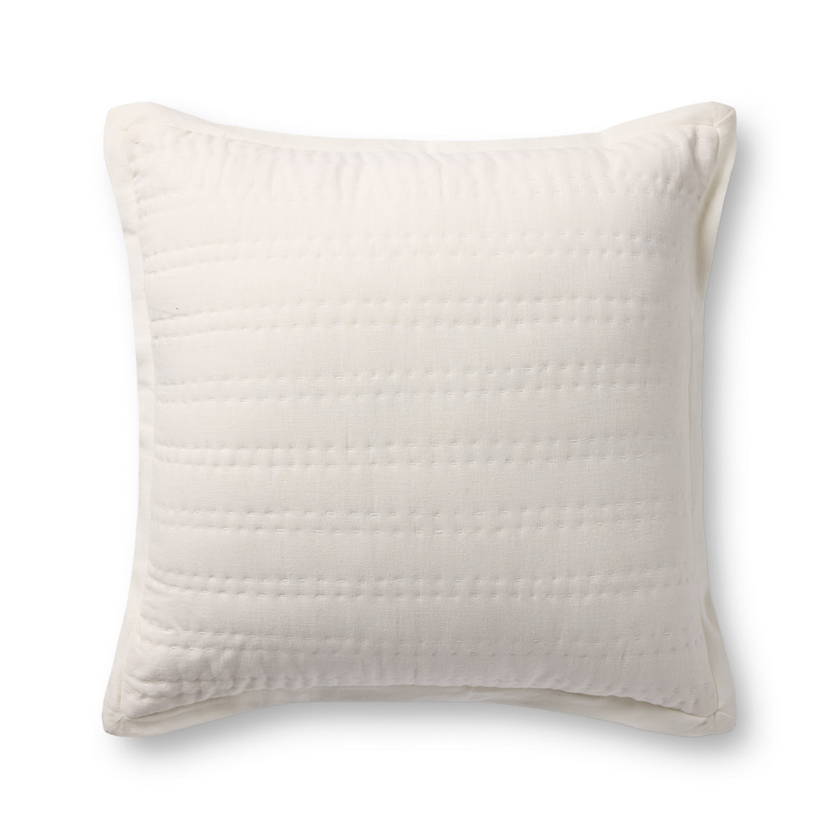 White Pillow (Pattern 2) — a Loloi pillow at Laurie Yapp Home.