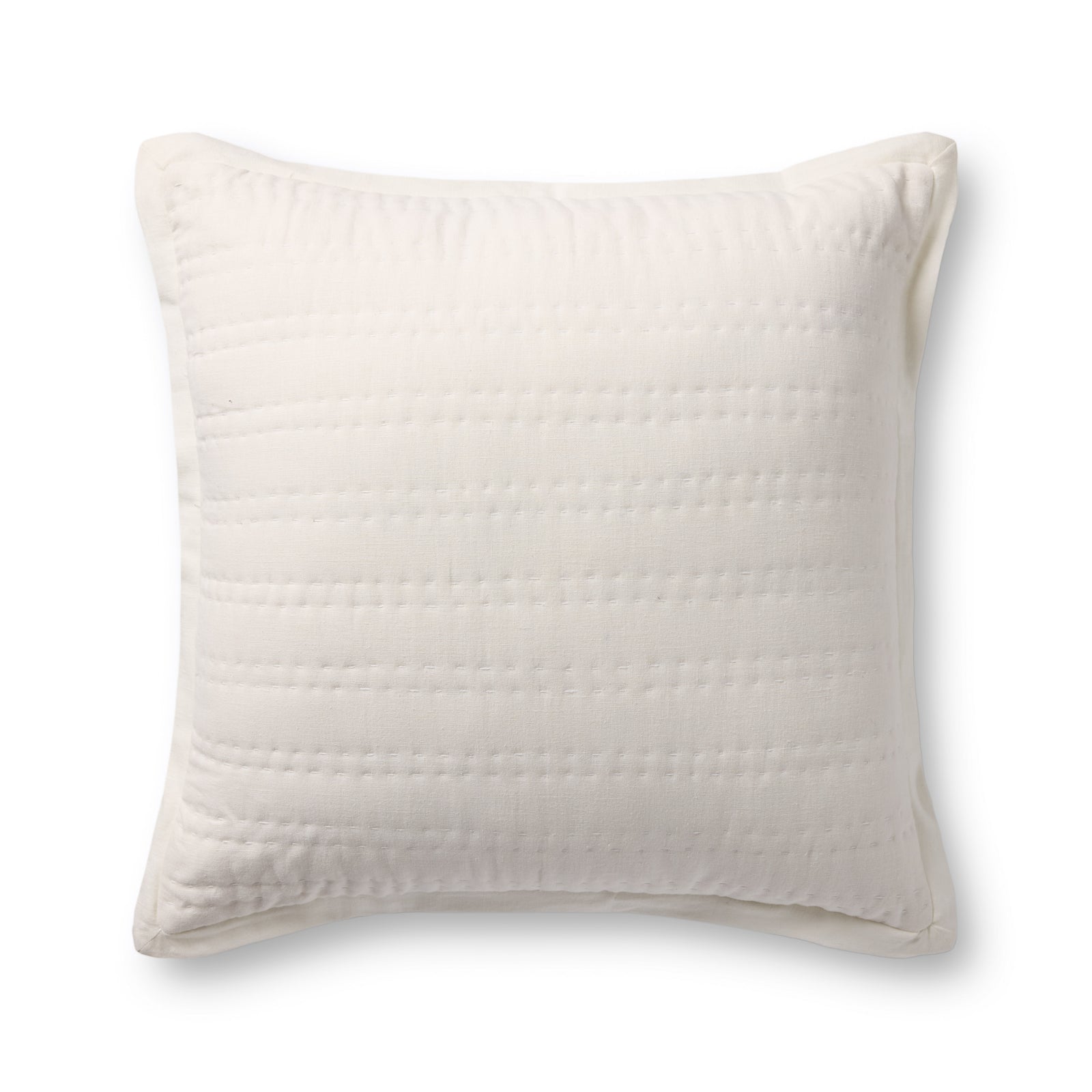 White Pillow (Pattern 2) — a Loloi pillow at Laurie Yapp Home.