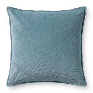 Blue Pillow (Pattern 13) — a Loloi pillow at Laurie Yapp Home.