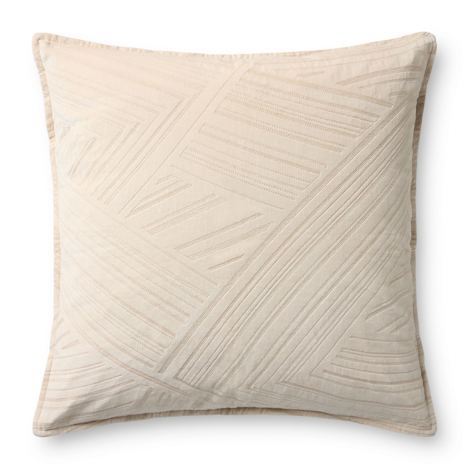 Ivory Pillow (Pattern 10) — a Loloi pillow at Laurie Yapp Home.