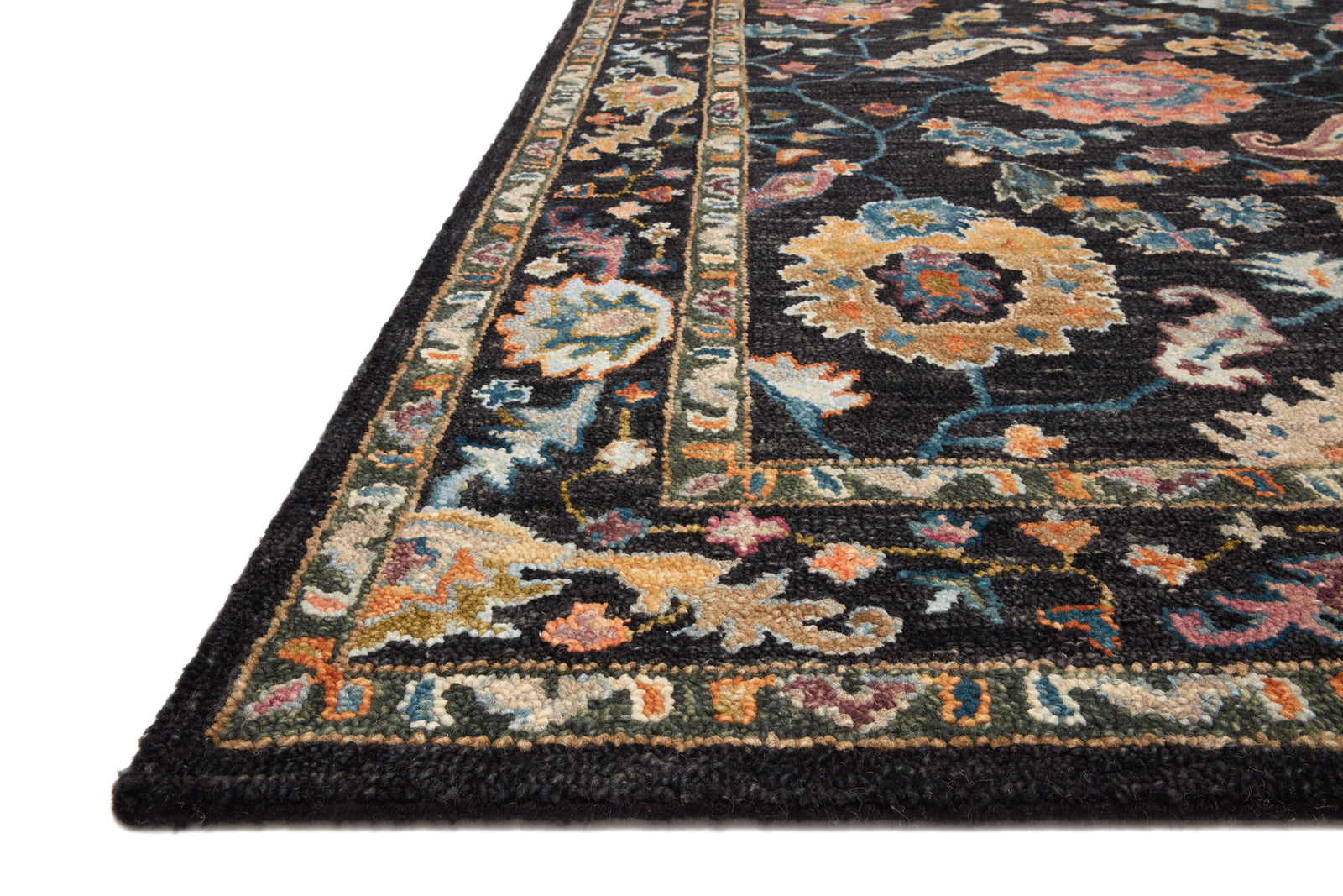Padma Black / Multi — a Loloi rug at Laurie Yapp Home.