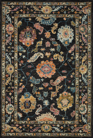 Padma Black / Multi — a Loloi rug at Laurie Yapp Home.