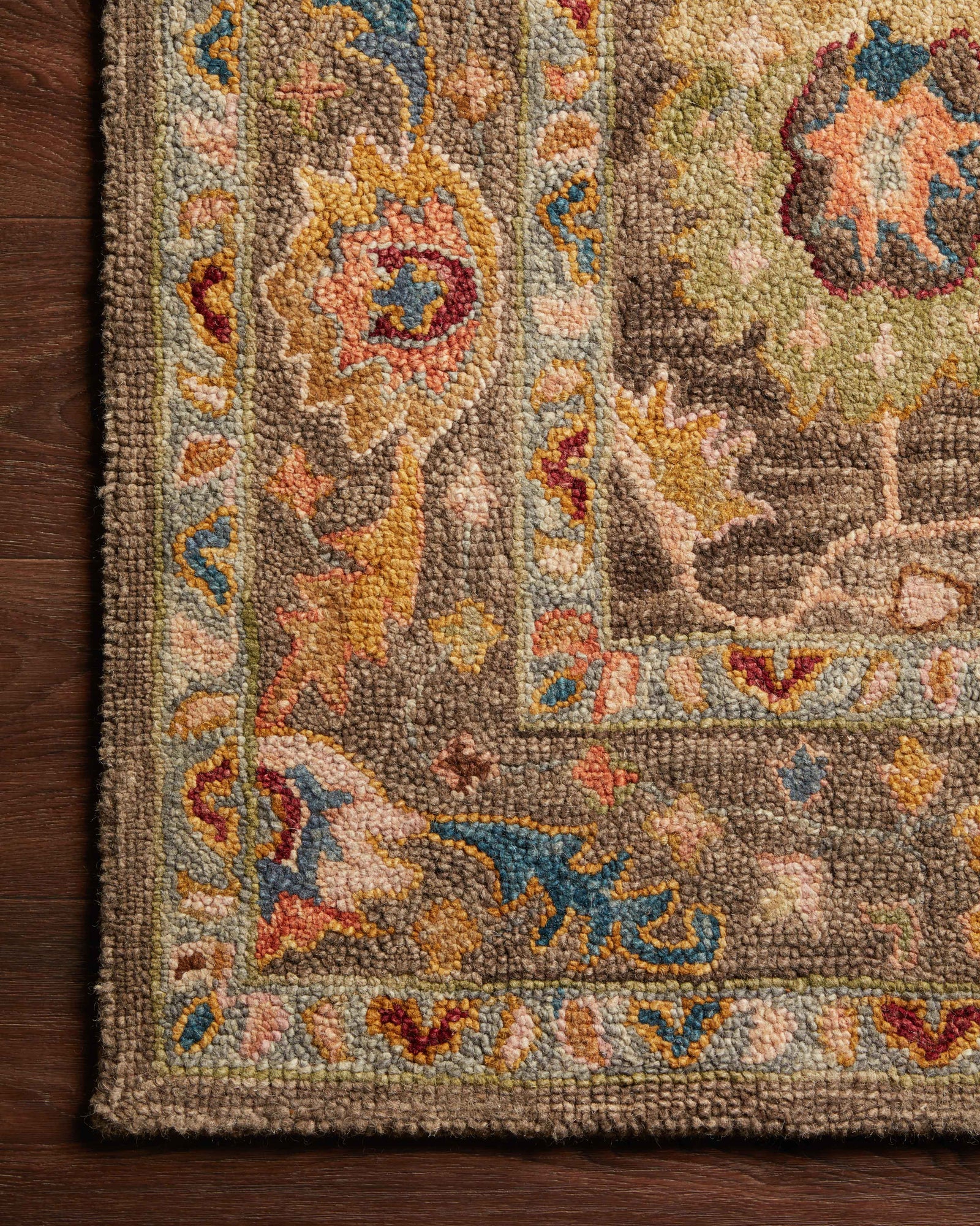 Padma Charcoal / Multi — a Loloi rug at Laurie Yapp Home.