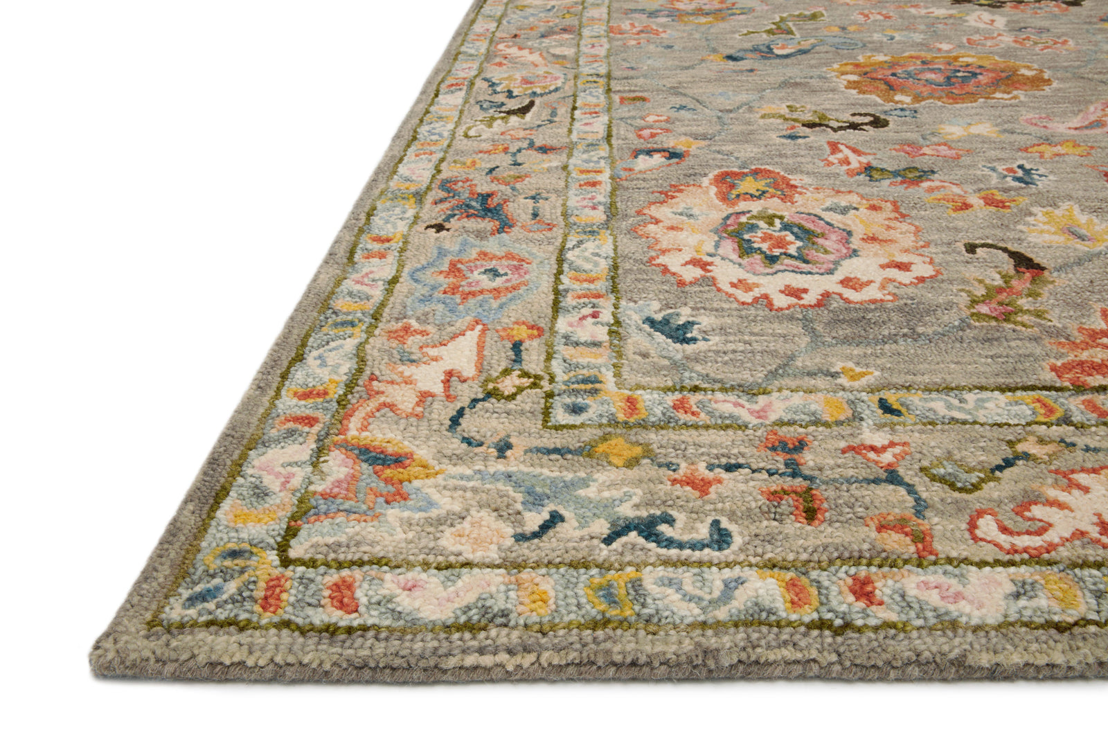 Padma Grey / Multi (Pattern 1) — a Loloi rug at Laurie Yapp Home.