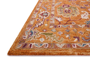 Padma Orange / Multi shown from another angle.