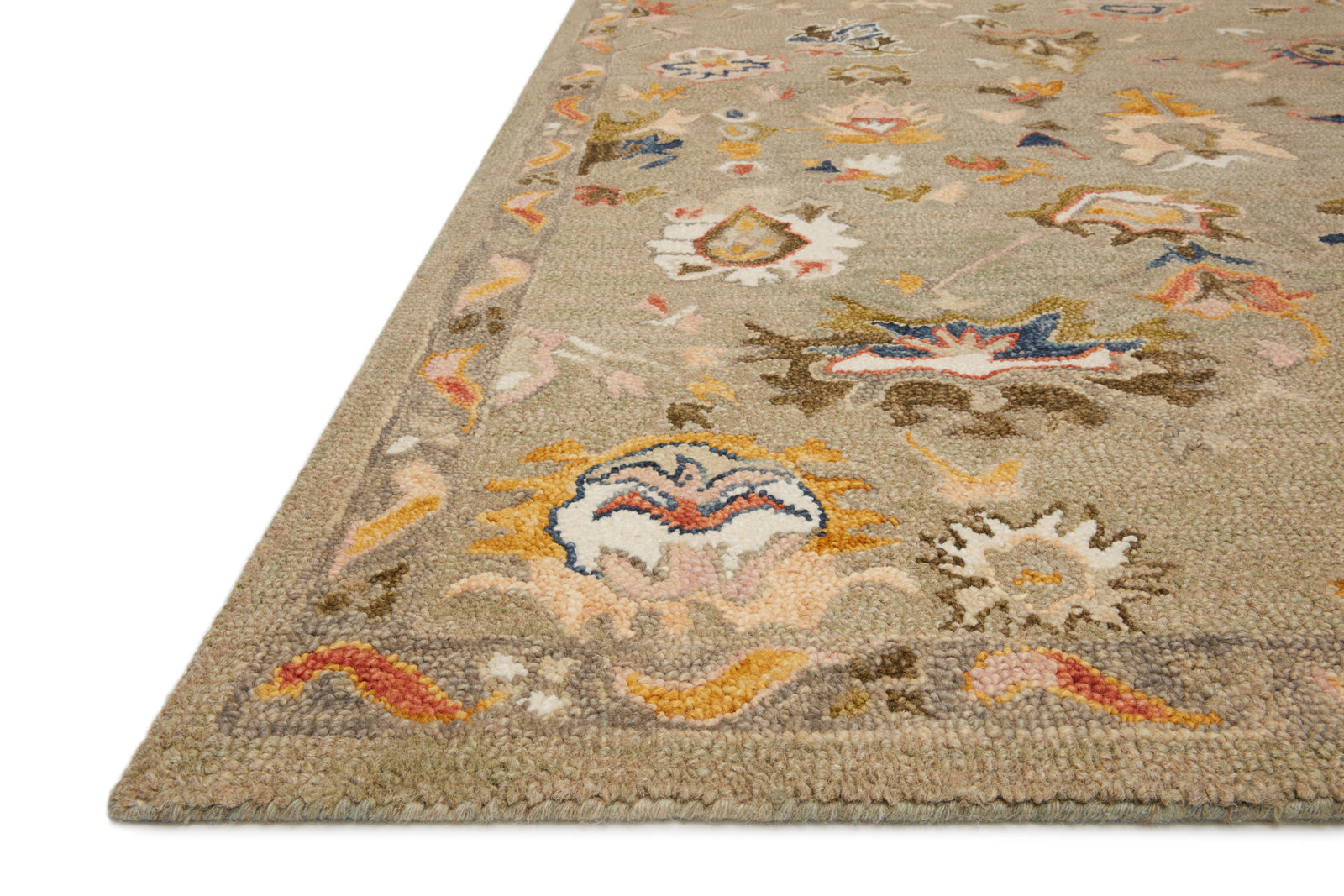 Padma Grey / Multi (Pattern 2) — a Loloi rug at Laurie Yapp Home.