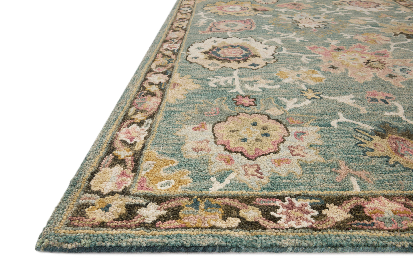 Padma Teal / Multi — a Loloi rug at Laurie Yapp Home.