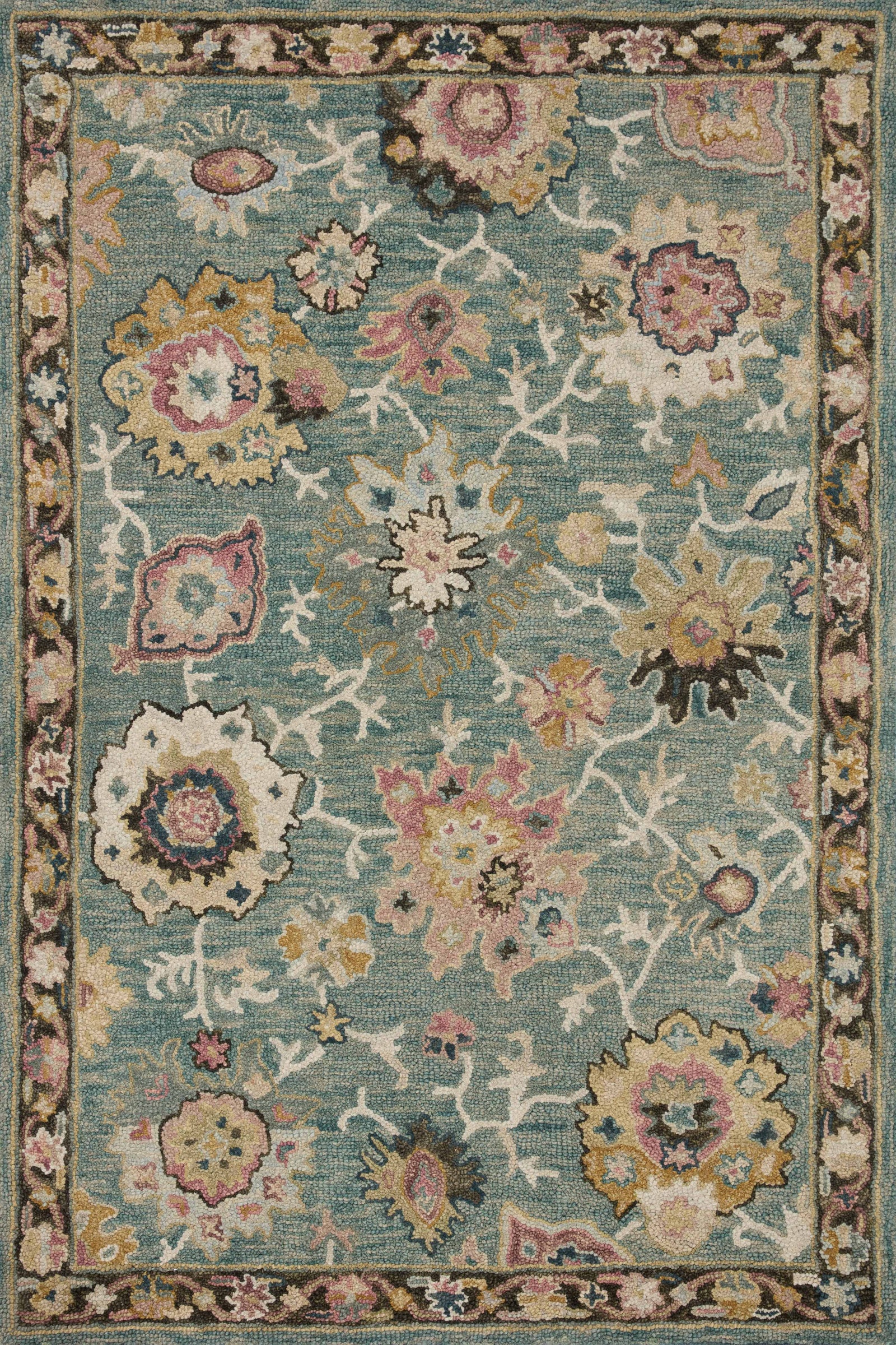 Padma Teal / Multi — a Loloi rug at Laurie Yapp Home.