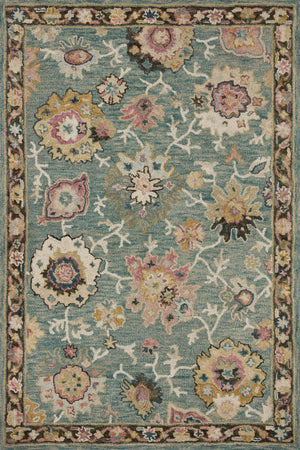 Padma Teal / Multi — a Loloi rug at Laurie Yapp Home.