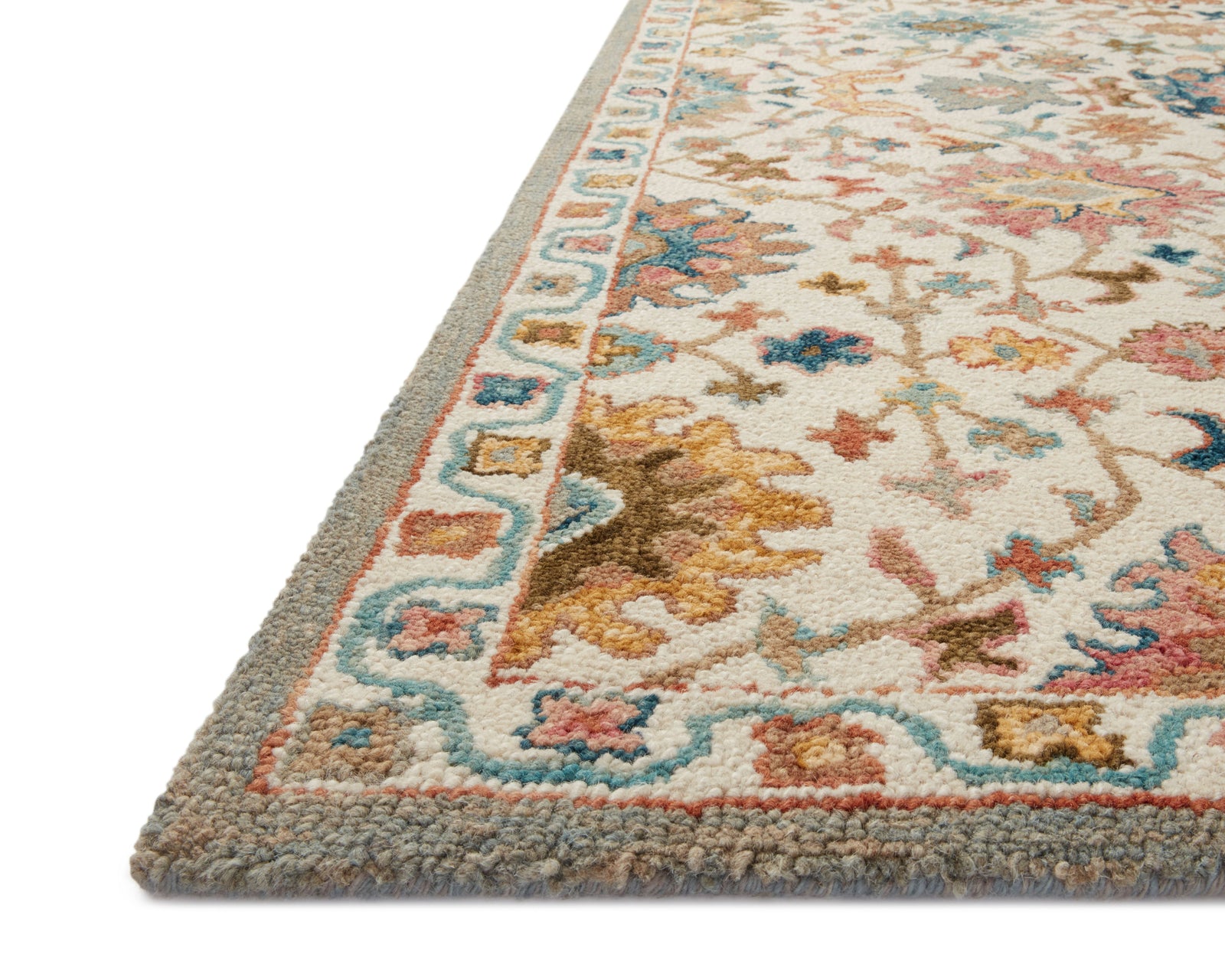 Padma Ivory / Multi — a Loloi rug at Laurie Yapp Home.