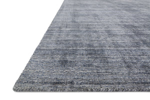 Side view of the Pasadena Indigo rug.