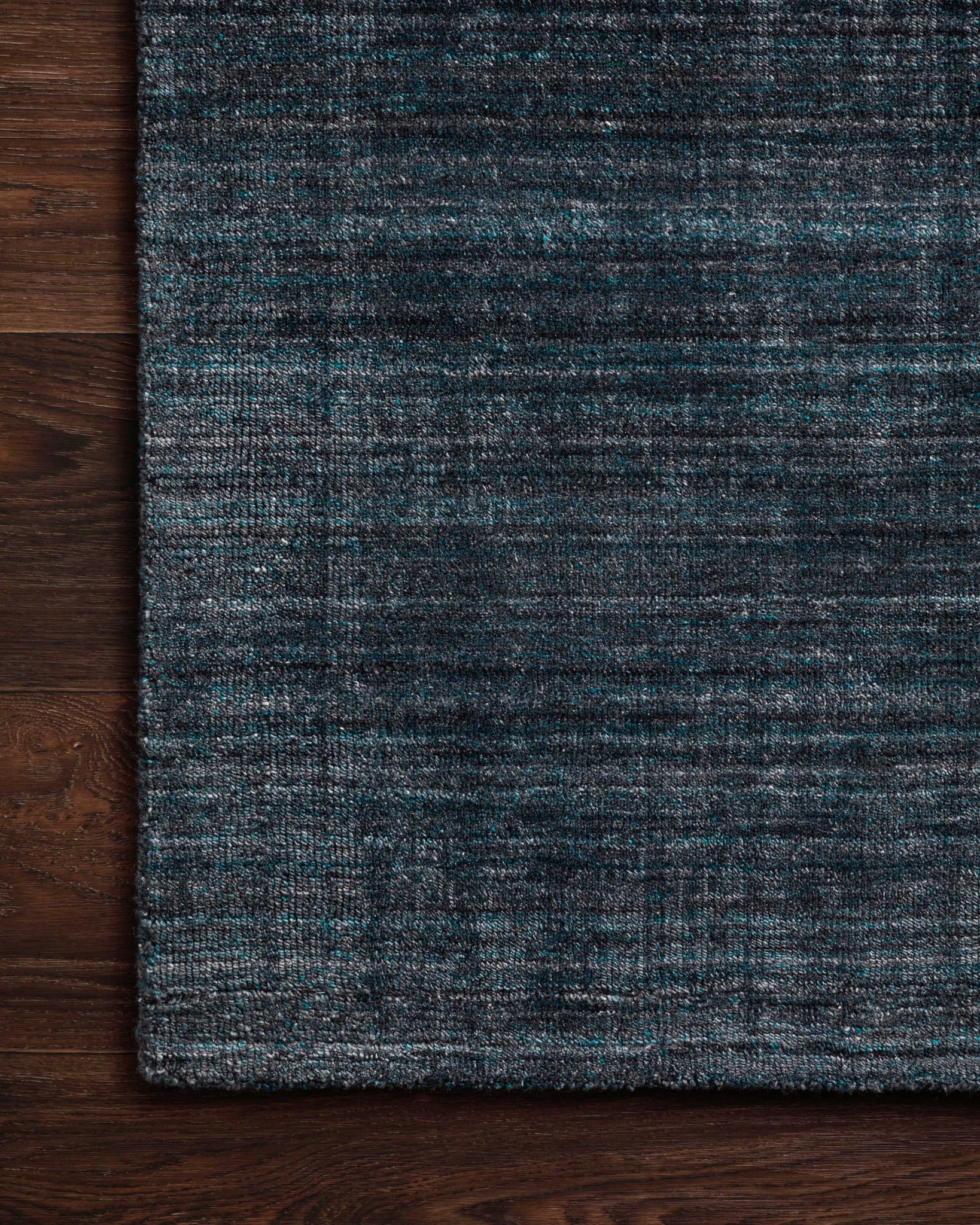 Close-up detail of the Pasadena Midnight showing its pile and weave.